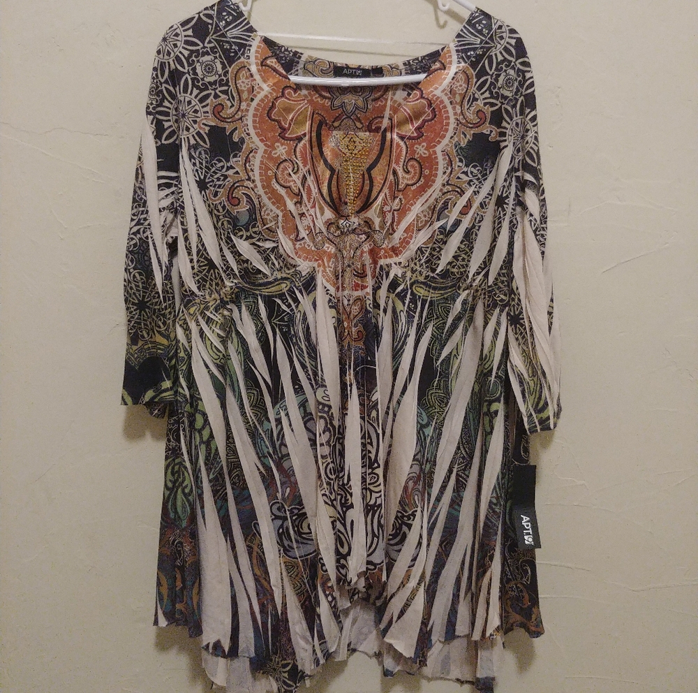 NWT Apt 9 FloralSummer Blouse